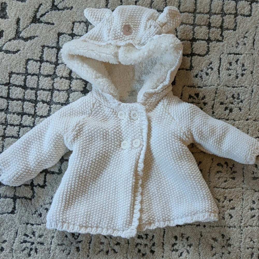 Fleece lined sweater